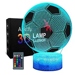 Voetbal nachtlamp